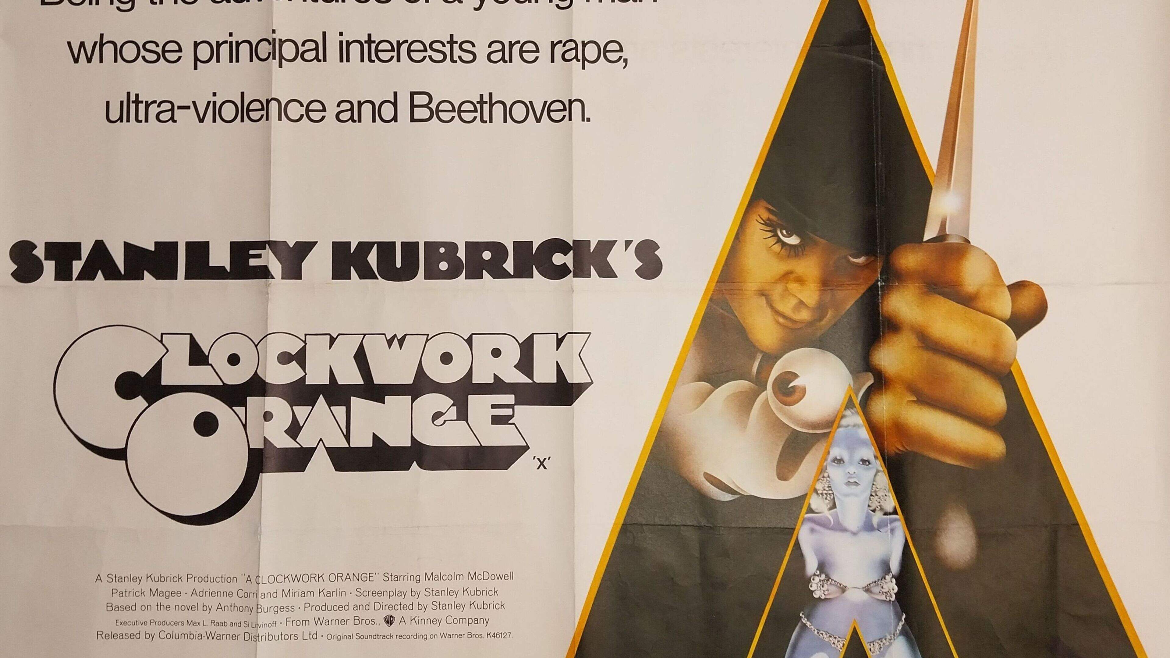 Banned Clockwork Orange poster worth €800 a snapshot in time